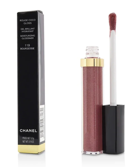 CHANEL Rouge Coco Gloss Gel Brilliant Hydratant Moisturizing Glossimer - #119 Bourgeoisie 0.19 oz