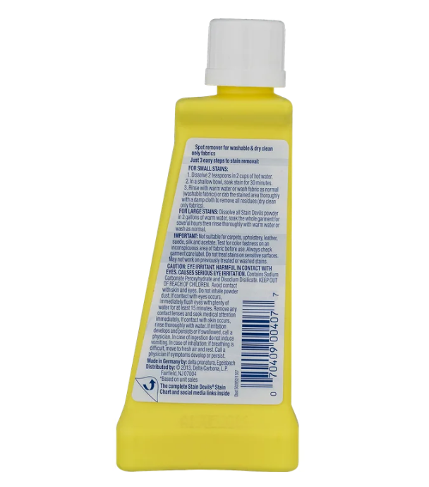 Carbona Stain Devils #1 Specialty Stain Removers 1.7 oz - #8, Coffee, Tea, Wine & Juice
