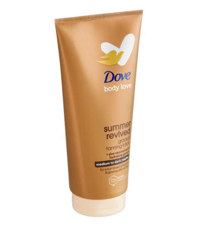 Dove Body Love Summer Revived Gradual Tanning Lotion Medium to Dark Results Body Lotion 200 ml