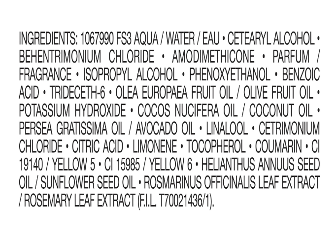 Garnier Fructis Triple Nutrition Nourishing Conditioner Vitamin E + Avocado Oil 12 fl oz