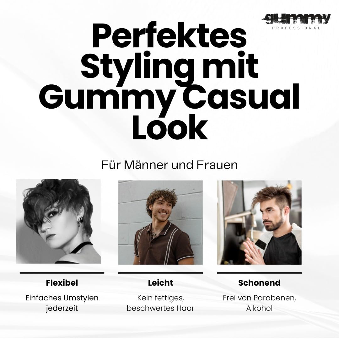 Gummy Professional Styling Wax - Casual Look