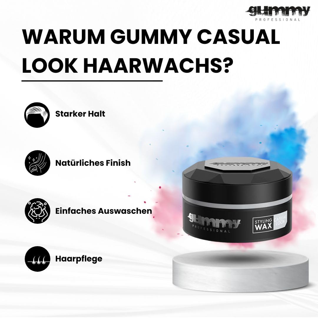 Gummy Professional Styling Wax - Casual Look