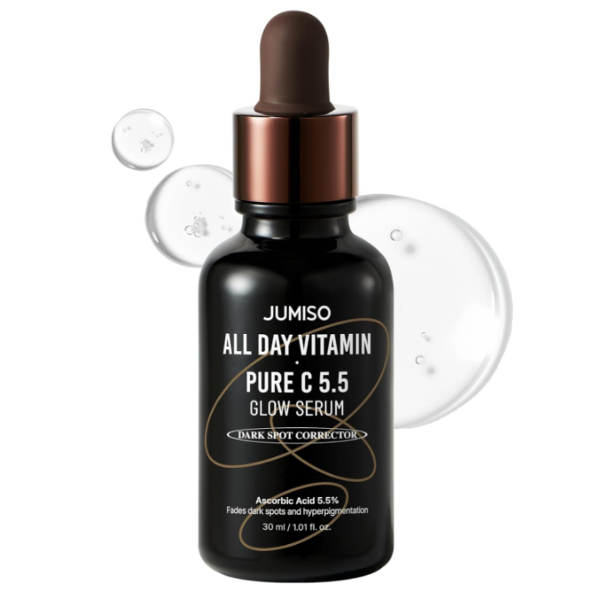 JUMISO All Day Vitamin Pure C 5.5 Glow Serum Dark Spot Corrector 1.01 fl oz