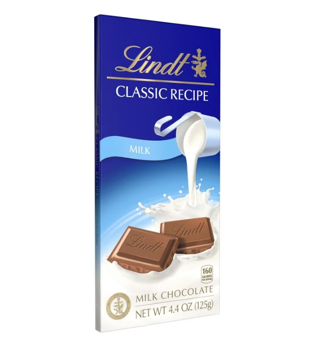 Lindt Classic Recipe Milk Chocolate Bar 4.4 oz - Milk