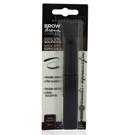 MAYBELLINE New York Brow Drama Sculpting Brow Mascara 7.6 ml - Dark Brown
