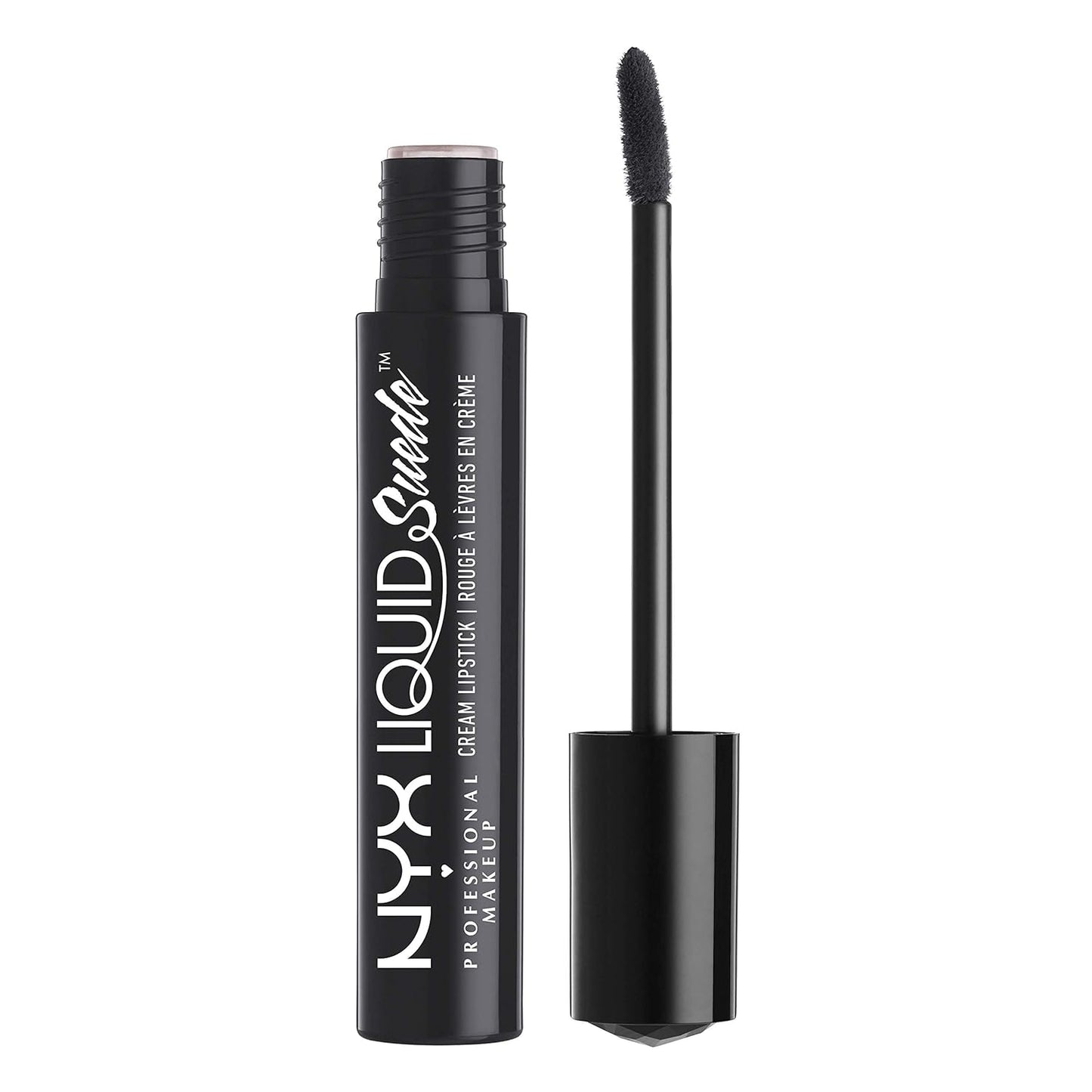 NYX Professional Makeup Liquid Suede Cream Lipstick - Alien (Black)