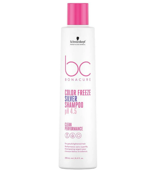 Schwarzkopf BC Bonacure Color Freeze Silver Shampoo pH 4.5 8.4 fl oz
