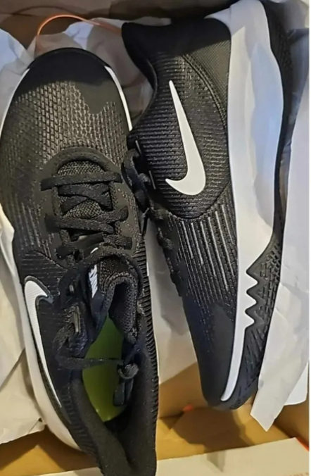 Men's Precision 5 Basketball Shoes - Black-White - 7.5UK