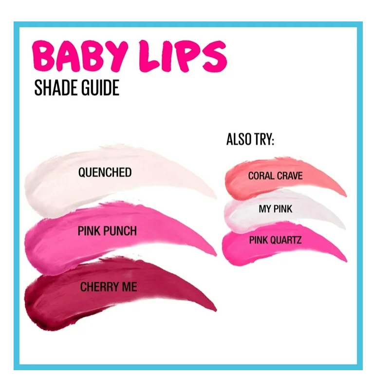 MAYBELLINE New York Baby Lips Moisturizing Lip Balm 0.15oz - Pink Punch