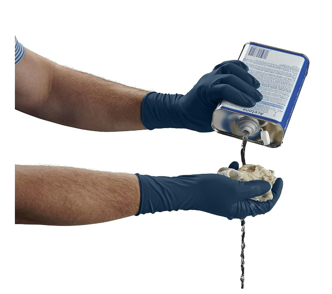 Venom Steel Splash Protection Industrial Gloves - Heavy-Duty, Extra Long (30 Gloves)