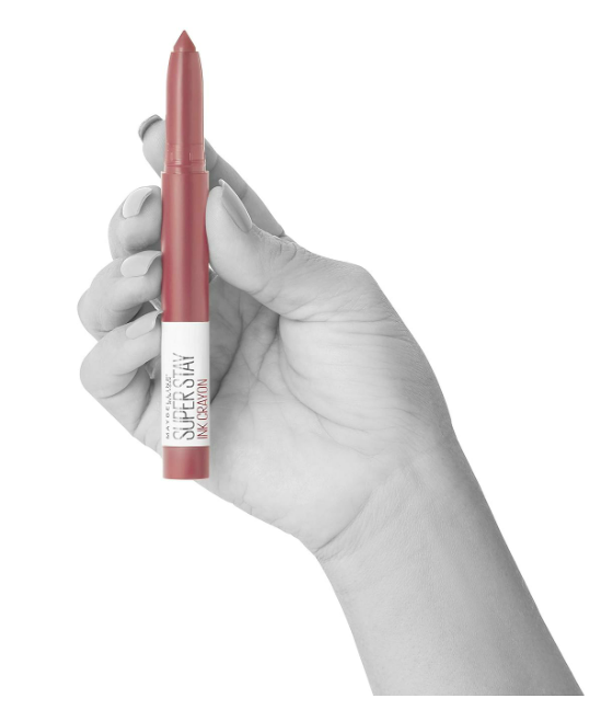 MAYBELLINE New York SuperStay Ink Crayon Matte Lipstick - 15, Lead The Way (Pink Beige)
