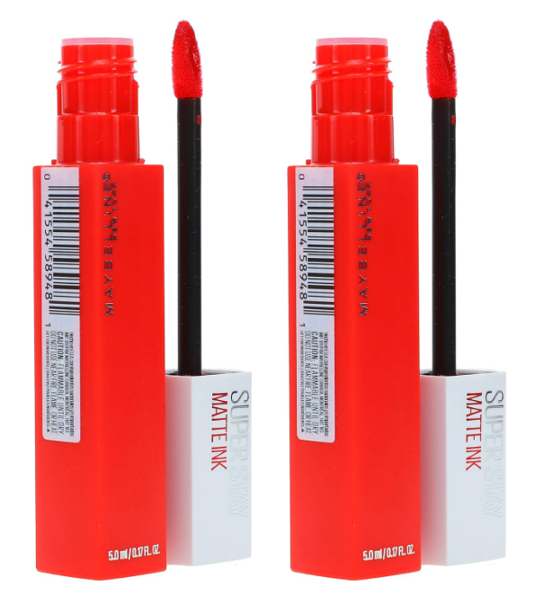 MAYBELLINE New York SuperStay Matte Ink Liquid Lipstick - 320, Individualist (Pack of 2)