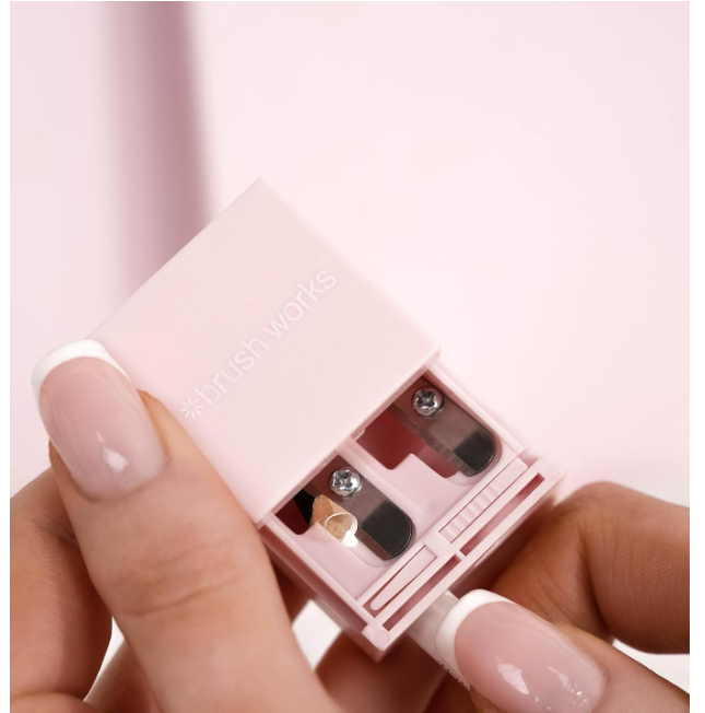 brush workd cosmetic pencil sharpener