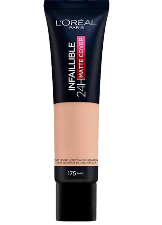 New L'Oreal Infallible 24H Matte Cover Foundation 30ml - 175 Sand