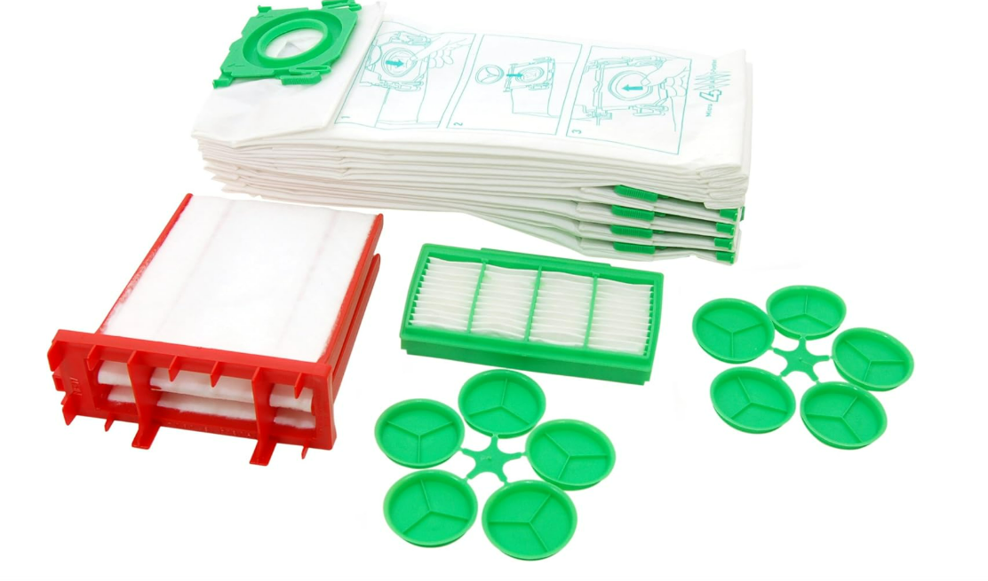 Genuine Sebo K Series Vacuum Cleaner Paper Dust Bags X 8 & Filters 6695Er