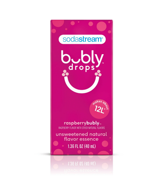SodaStream Bubly Drops - Raspberry Bubly 1.36 fl oz