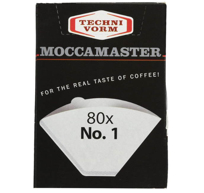Technivorm Moccamaster Cup-One Paper Filters - White (80 Counts)