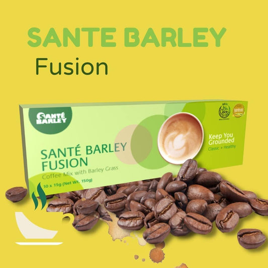 Sante Barley Fusion, Coffee Mix With Barley Grass (10 Sachets)