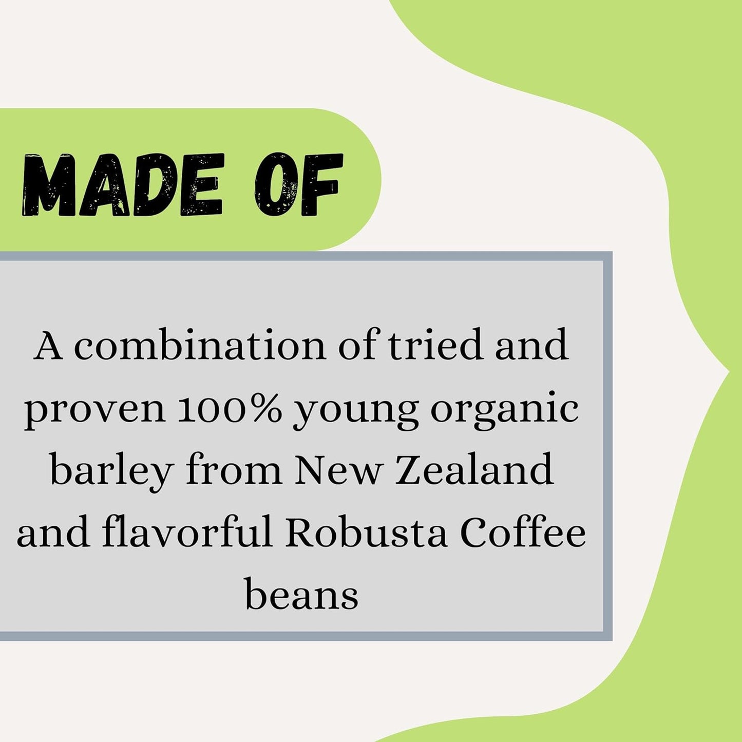Sante Barley Fusion, Coffee Mix With Barley Grass (10 Sachets)