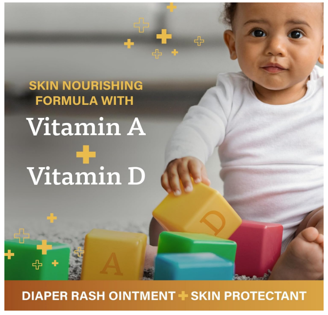 A+D Diaper Rash Ointment & Skin Protectant Prevent & Heal Original Ointment 4 oz