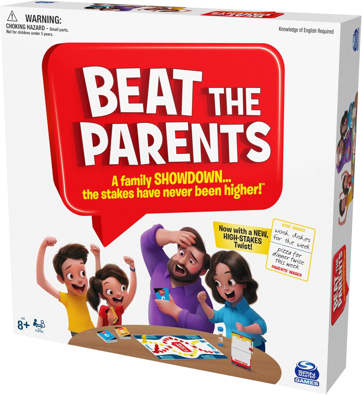 Beat The Parents Board Game For Families And Kids Aged Over 5