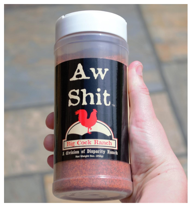 Big Cock Ranch Aw Shit Hot N' Spicy Seasoning 256 g