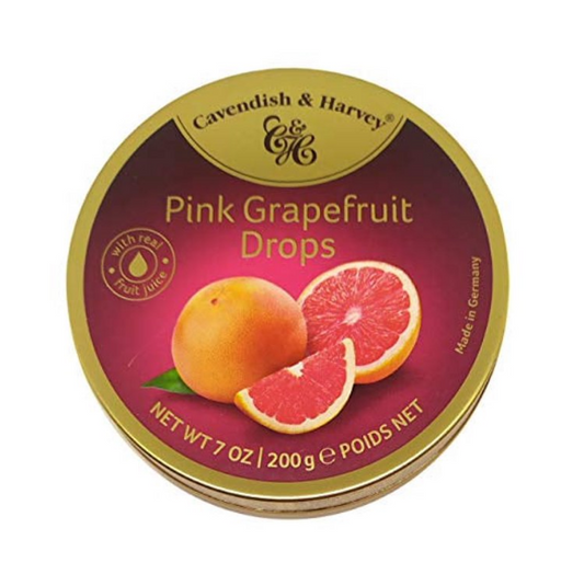 Cavendish & Harvey Pink Grapefruit Drops Made In Germany 200 g
