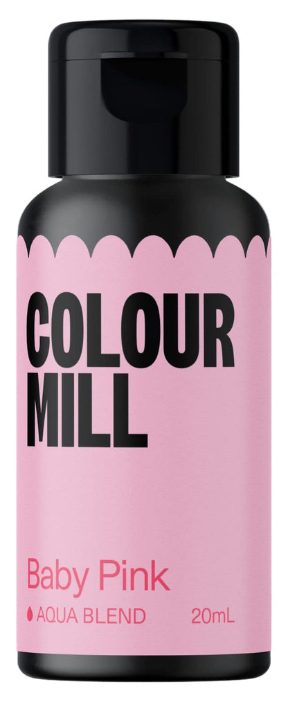 Colour Mill Aqua Blend Water-Based Food Coloring 20ml - Baby Pink