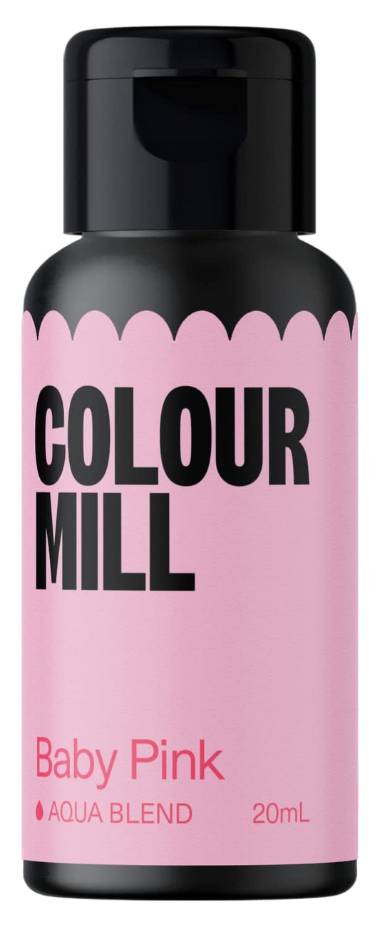 Colour Mill Aqua Blend Water-Based Food Coloring 20ml - Baby Pink