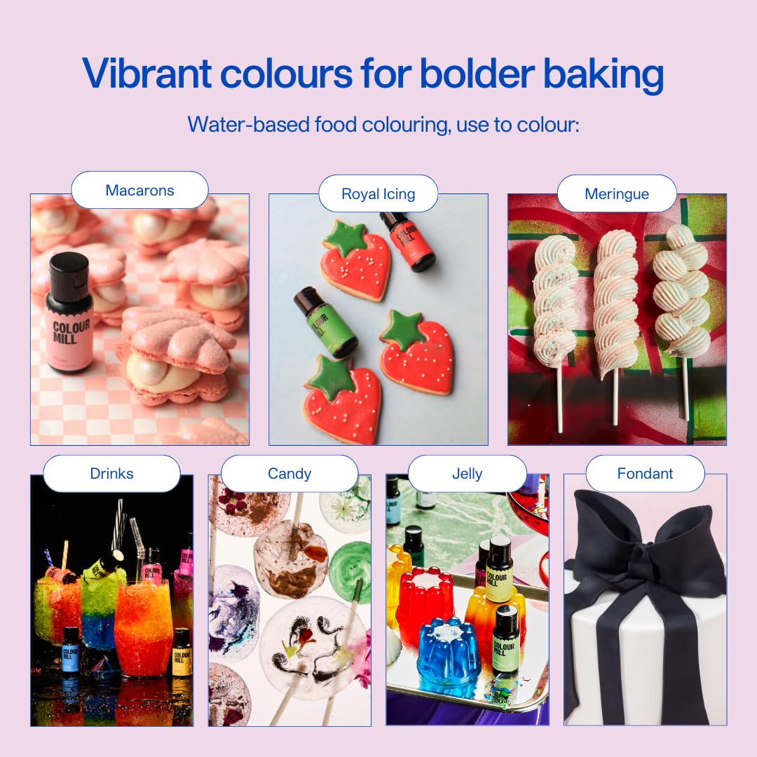 Colour Mill Aqua Blend Water-Based Food Coloring 20ml - Baby Pink