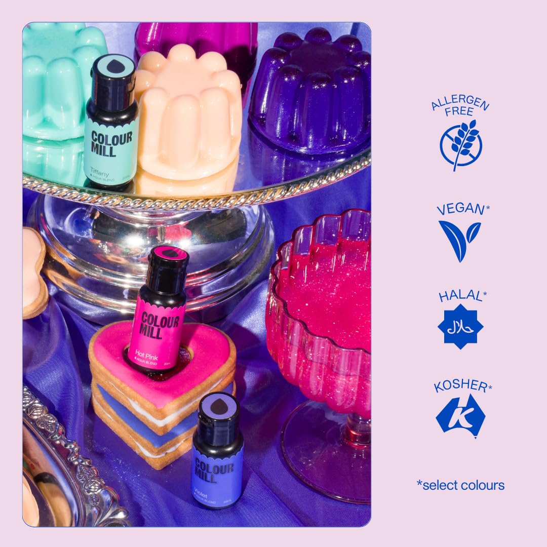Colour Mill Aqua Blend Water-Based Food Coloring 20ml - Baby Pink