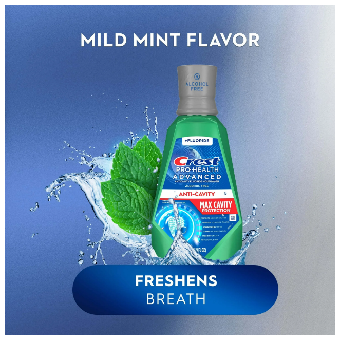 Crest Pro-Health Advanced Anti-Cavity Max Cavity Protection - Mild Mint 500 ml