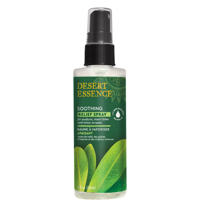Desert Essence Soothing Relief Spray For Sunburn, Insect Bites, And Minor Scrapes 4 fl oz