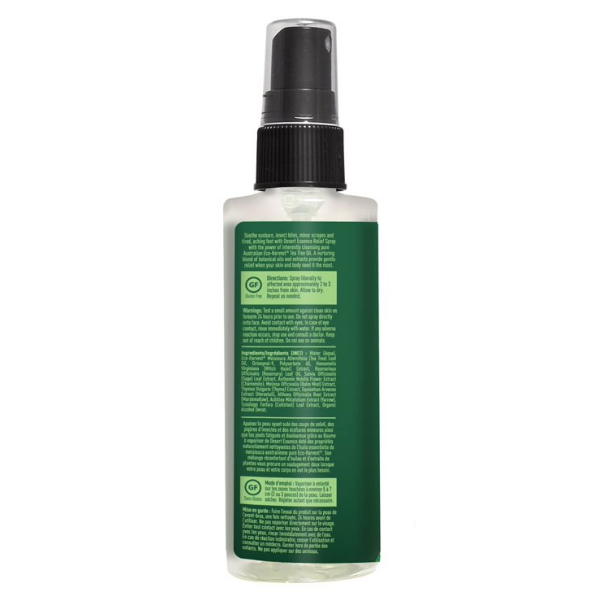 Desert Essence Soothing Relief Spray For Sunburn, Insect Bites, And Minor Scrapes 4 fl oz