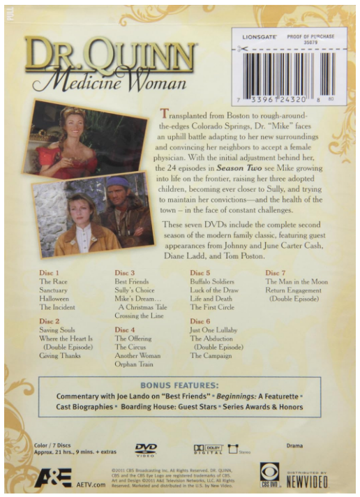 Dr. Quinn, Medicine Woman: The Complete Collection (Seasons 1-6) [DVD]