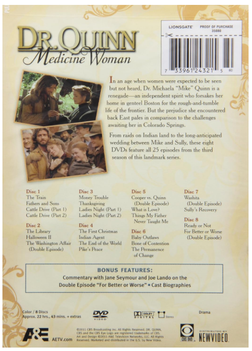 Dr. Quinn, Medicine Woman: The Complete Collection (Seasons 1-6) [DVD]