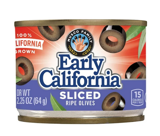 Early California Sliced Ripe Olives 2.25 oz
