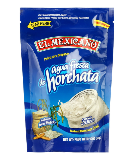 El Mexicano Agua Fresca & Horchata Instant Horchata Powdered Drink Mix 12 oz