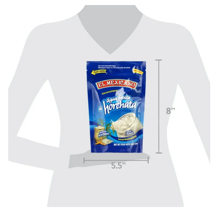 El Mexicano Agua Fresca & Horchata Instant Horchata Powdered Drink Mix 12 oz