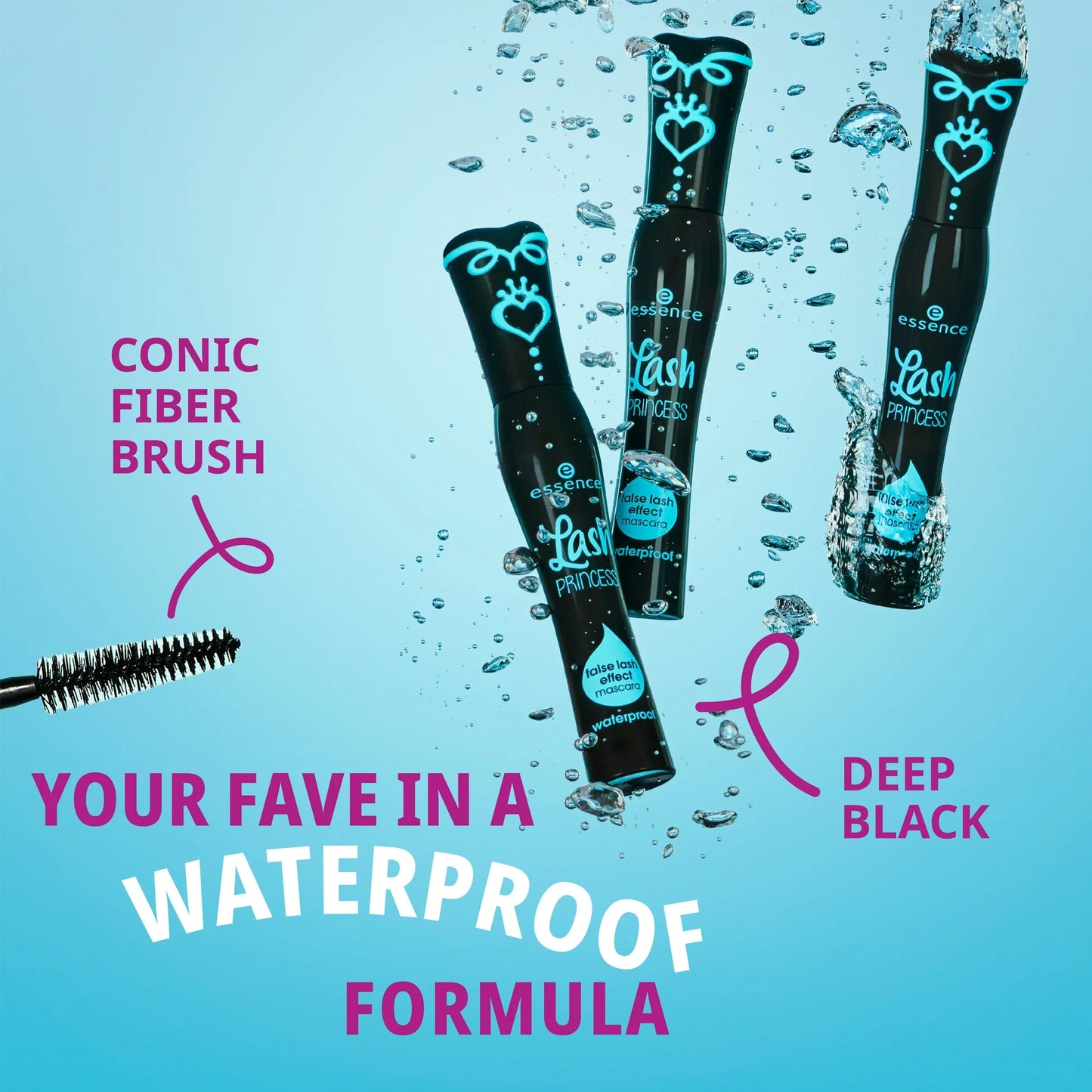 Essence Lash Princess False Lash Effect Waterproof Mascara - Black