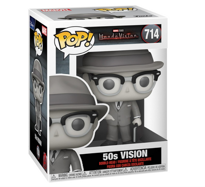Funko POP! Marvel Studios WandaVision 50s Vision Vinyl Bobblehead Figure