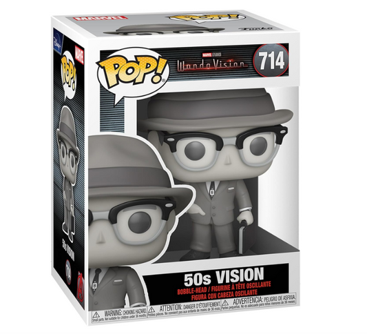 Funko POP! Marvel Studios WandaVision 50s Vision Vinyl Bobblehead Figure