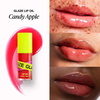 Glaze Lip Oil For Soft, Plump & Supple Lips 6ml - Candy Apple