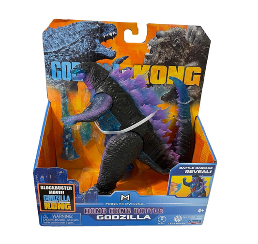 Godzilla Vs. Kong MonsterVerse Hong Kong Battle Godzilla 6"