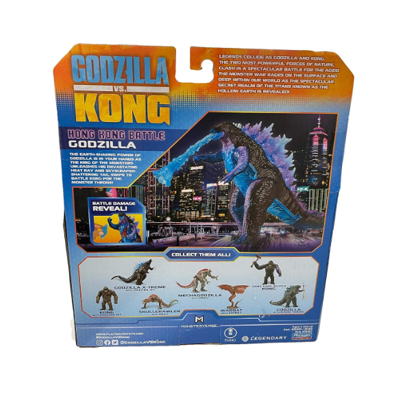 Godzilla Vs. Kong MonsterVerse Hong Kong Battle Godzilla 6"