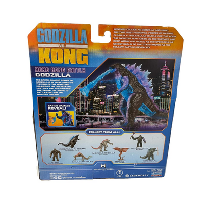 Godzilla Vs. Kong MonsterVerse Hong Kong Battle Godzilla 6"