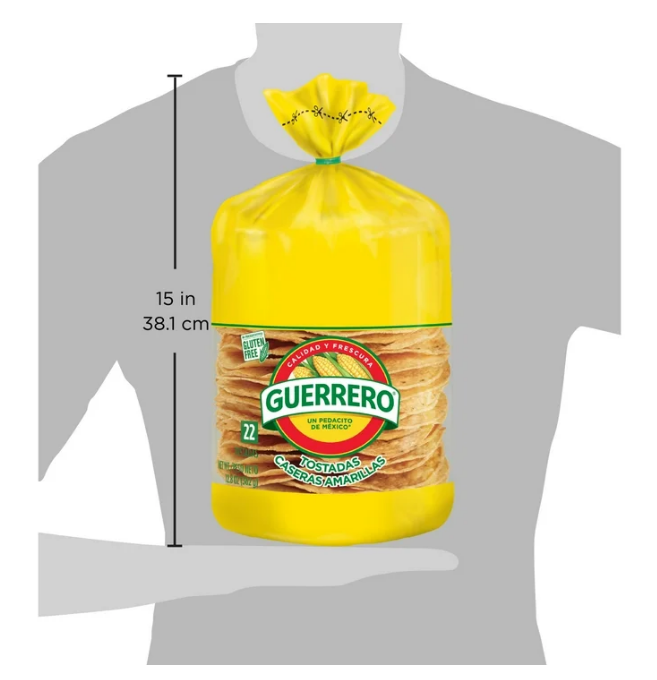 Guerrero Yellow Tostadas Caseras Amarillas 12.8 oz