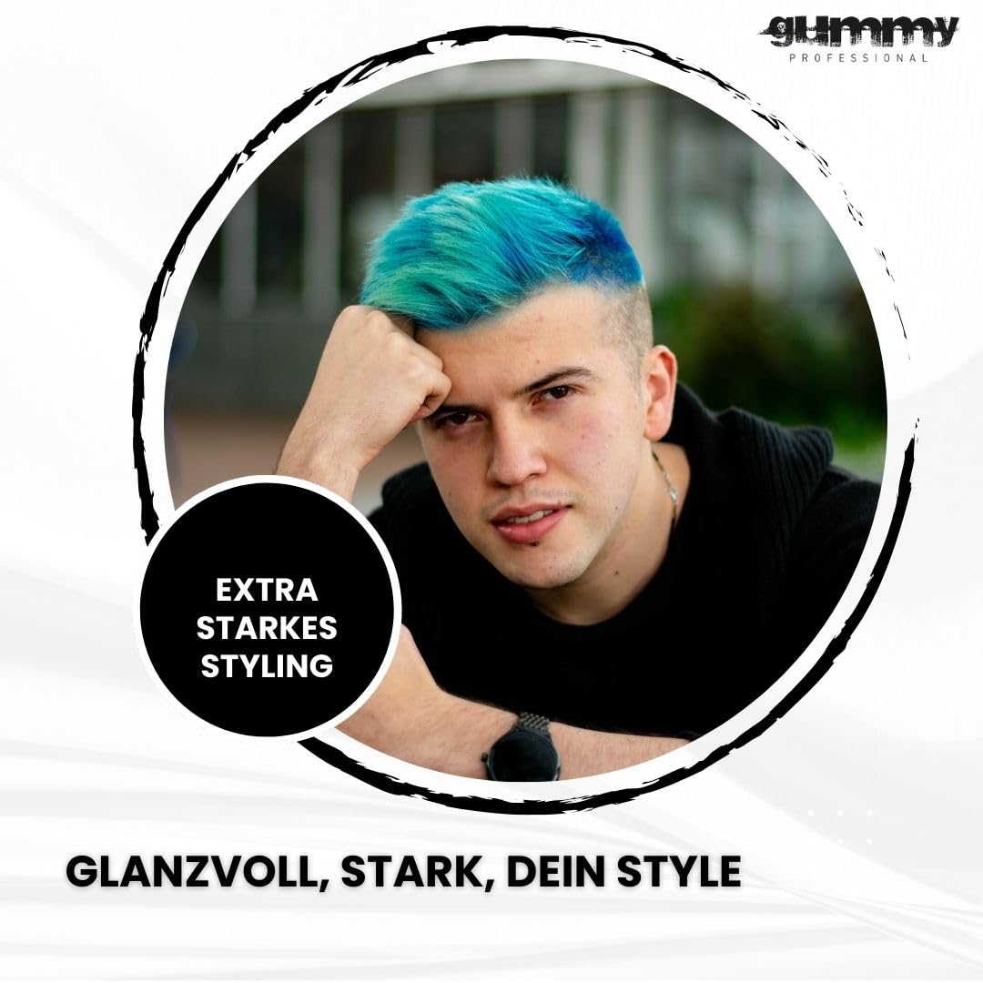 Gummy Professional Keratin Complex Styling Wax - Gloss Extra Hold
