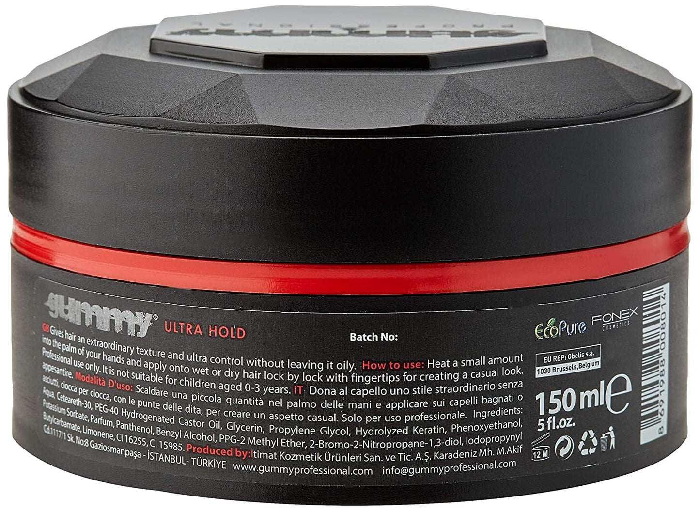 Gummy Professional Keratin Complex Styling Wax - Ultra Hold