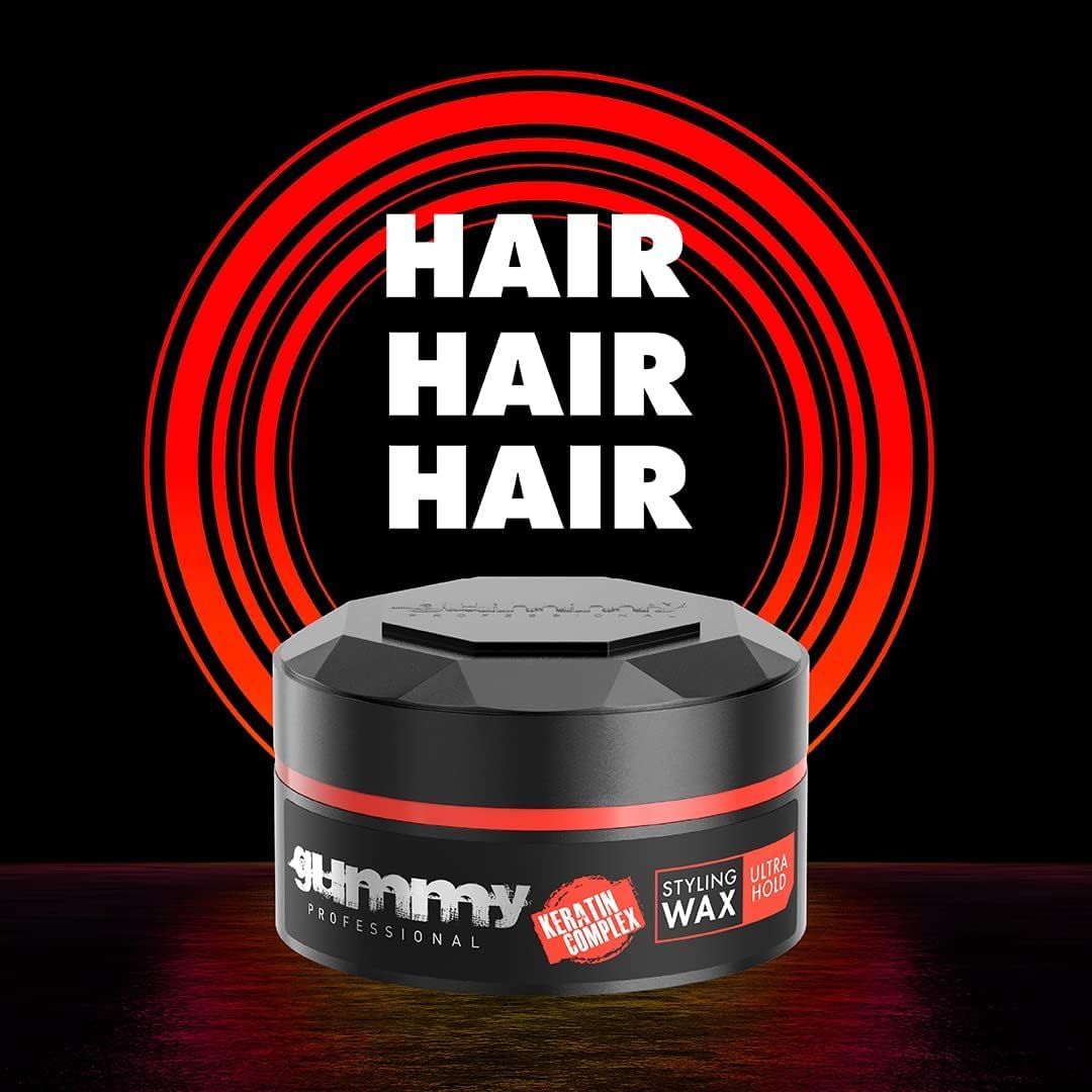 Gummy Professional Keratin Complex Styling Wax - Ultra Hold